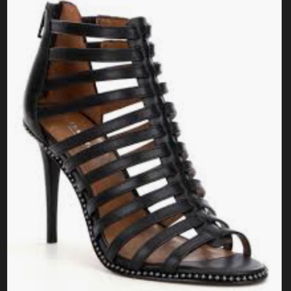 COPY - COACH KIA SEMI MATTE CALF BLACK HIGH HEELS